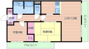 ぷりんすマンションの物件間取画像